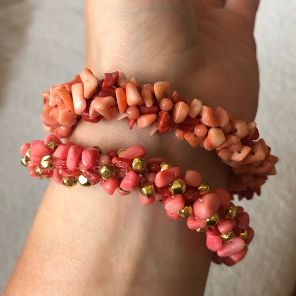 Meredith Frederick Coral Bracelets - Picture 3 of 4